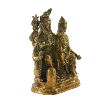 Shiva z rodziną Parvati Ganesh i Karttikeja